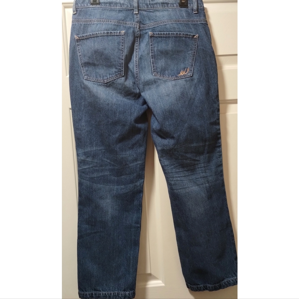 Straight Crop High Rise | Express Jeans - Picture 8 of 11